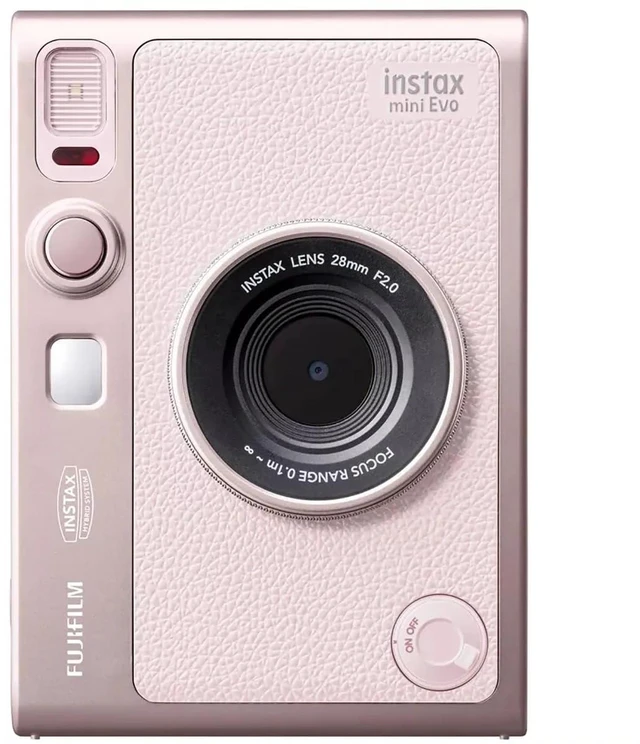 Alt view image 6 of 6 - Fujifilm Instax Mini Evo Instant Film Camera, Pink #16962315