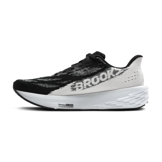 Alt view image 5 of 5 - Brooks Mens Launch 11 Neutral Running Shoe - Black/White - 8 Medium