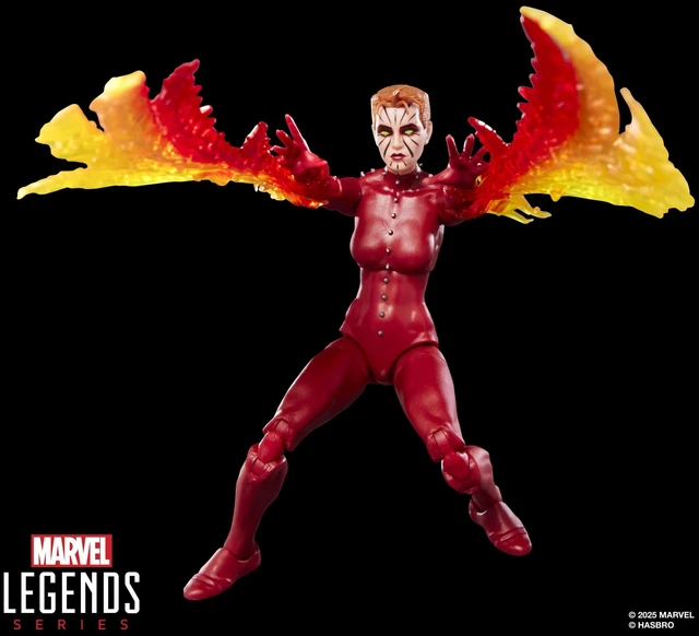 Alt view image 5 of 5 - Marvel Legends Series Phoenix (Rachel Summers), Excalibur #1 (1988) Comics-Inspired Collectible 6-Inch Scale X-Men Action Figure with Character-Sized Comic Accessory