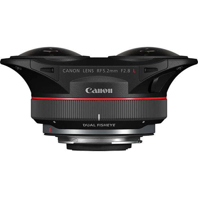 Alt view image 5 of 7 - Canon RF 5.2mm f/2.8 L Dual Fisheye 3D VR Lens + Sling Backpack + Cleaning Kit + More