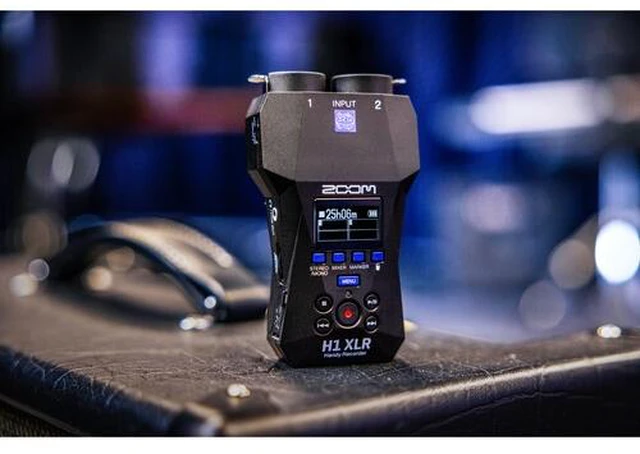 Alt view image 6 of 7 - Zoom H1XLR Portable Audio Recorder for Video, Memory Card 64GB, Bundle