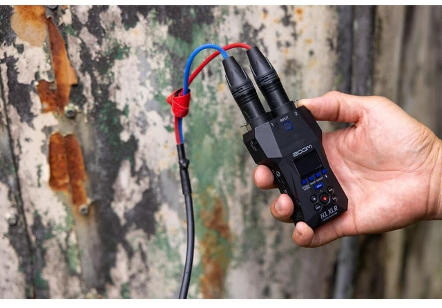 Alt view image 7 of 7 - Zoom H1XLR Portable Audio Recorder for Video, Memory Card 64GB, Bundle