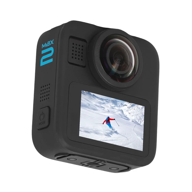 Alt view image 5 of 7 - GoPro MAX2 - Waterproof 360 + Traditional Action Camera with Touch Screen, Spherical 8K Video, 29MP 360 Photos, Easy Replaceable Lenses, HyperSmooth Stabilization, 6 Microphones