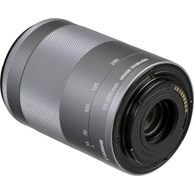Alt view image 5 of 6 - Canon EF-M 55-200mm f/4.5-6.3 IS STM Lens (Silver) (1122C002) + 64GB Card - Bundle