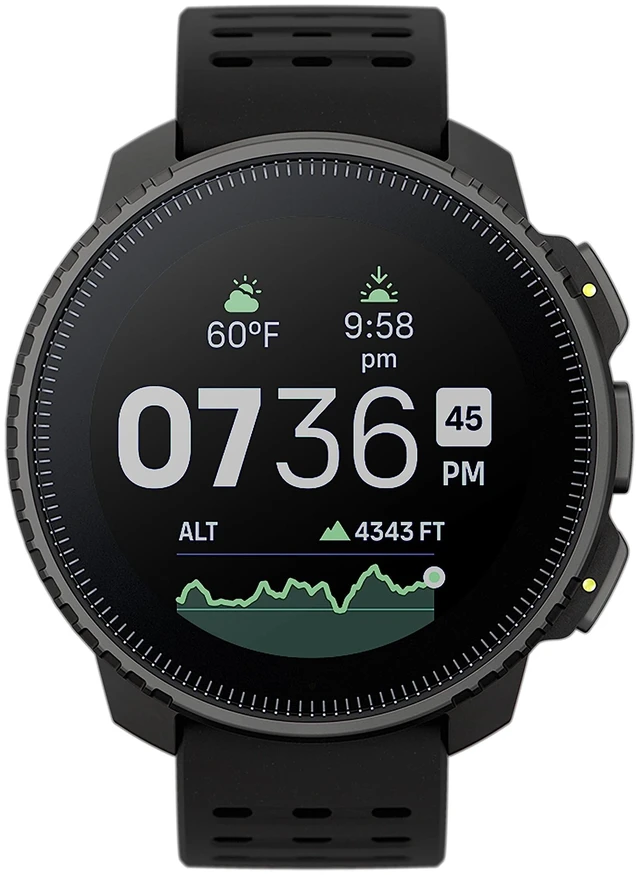 Alt view image 6 of 6 - SUUNTO Vertical: Adventure GPS Watch, Large Screen, Offline Maps, Black/Black