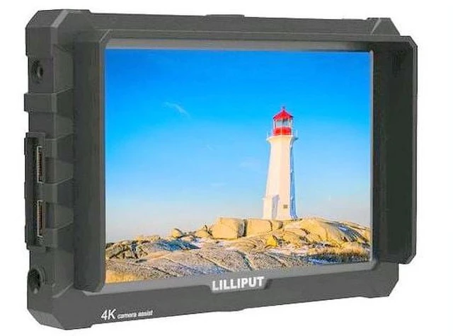 Alt view image 5 of 5 - LILLIPUT 7 inch A7S Black 1920x1200 IPS On Camera Monitor with 4K HDMI Input Output Field Monitor for DSLR and Mirrorless Cameras with Free Gifts:Mini Magic Arm Mount + LP-E6 Plate+ 12V AC Adapter