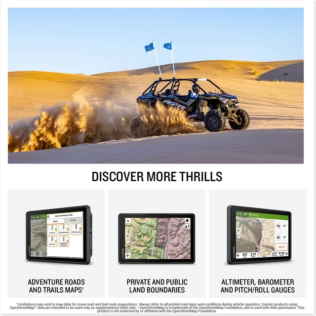 Alt view image 4 of 5 - Garmin Tread® 2 - SxS Edition, Rugged 8-inch Powersport Navigator for Thrilling Off-Road Rides