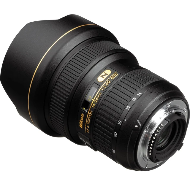 Alt view image 7 of 7 - Nikon AF-S NIKKOR 14-24mm f/2.8G ED Lens (2163) + Cap Keeper + Cleaning Kit - Bundle