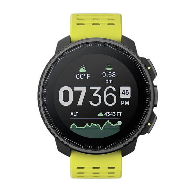 Alt view image 6 of 6 - SUUNTO Vertical: Adventure GPS Watch, Large Screen, Offline Maps, Black/Lime