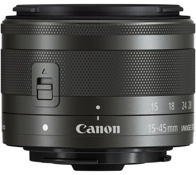 Alt view image 5 of 6 - Canon EF-M 15-45mm f/3.5-6.3 IS STM Zoom Lens (Graphite) (0572C002) - Bundle