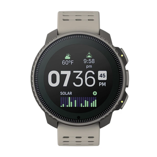 Alt view image 6 of 6 - SUUNTO Vertical: Adventure GPS Watch, Large Screen, Offline Maps, Solar Charging - Titanium/Black