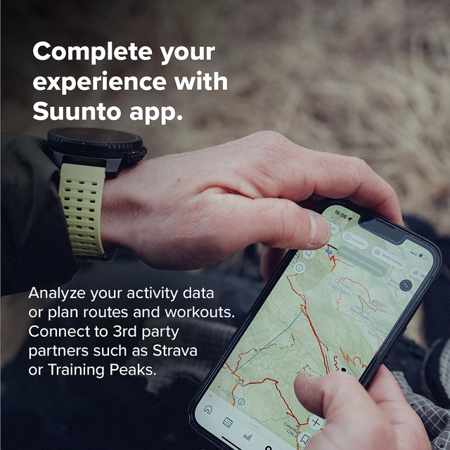 Alt view image 5 of 6 - SUUNTO Vertical: Adventure GPS Watch, Large Screen, Offline Maps, Black/Ruby