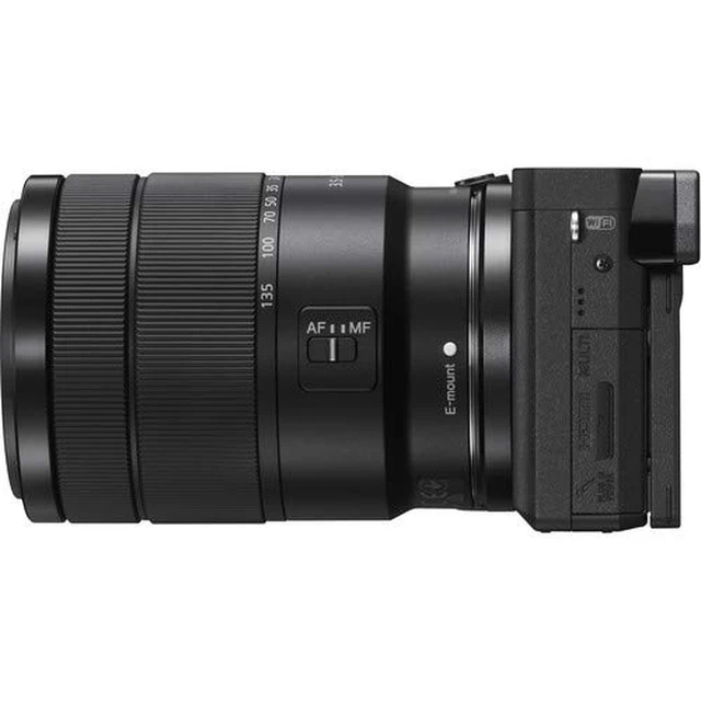 Alt view image 5 of 6 - Sony Alpha a6300 Mirrorless Camera with 18-135mm Lens Black ILCE-6300M/B With Soft Bag, Additional Battery, 64GB Memory Card, Card Reader , Plus Essential Accessories