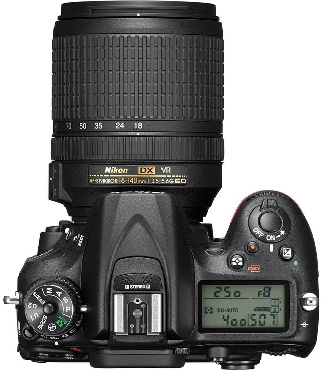 Alt view image 5 of 7 - Nikon D7200 Digital Camera with 18-140mm VR Lens (1555) + 64GB Card + Bag (Intl)