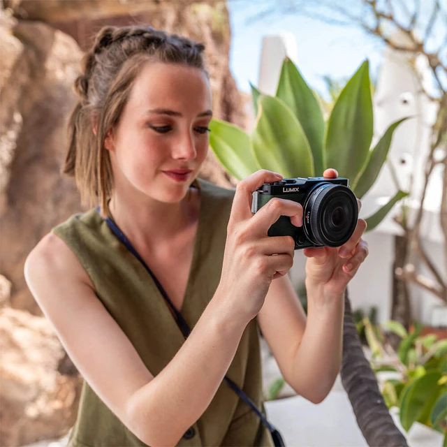Alt view image 7 of 7 - Panasonic Lumix S 26mm f/8 Full Frame Lens (L-Mount) + Sling Backpack - Bundle