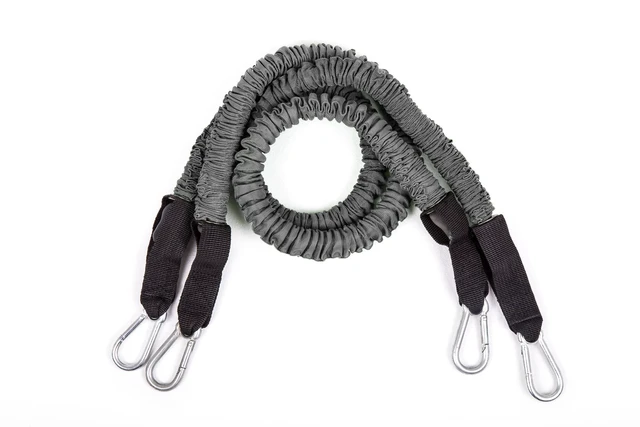 Alt view image 6 of 6 - BodyBoss Resistance Bands - Custom Resistance Bands for Total Body Workouts (Gray) Bundle