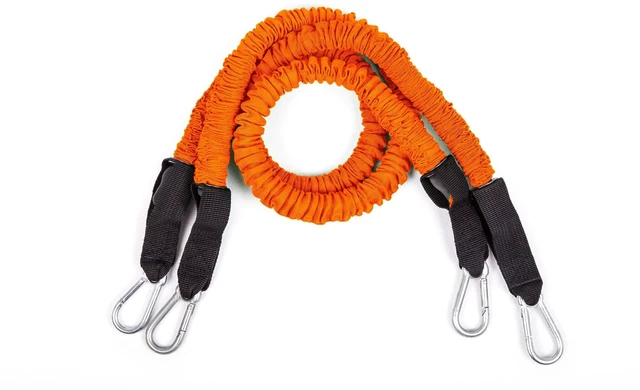 Alt view image 6 of 6 - BodyBoss Resistance Bands - Custom Resistance Bands for Total Body Workouts (Orange) Bundle
