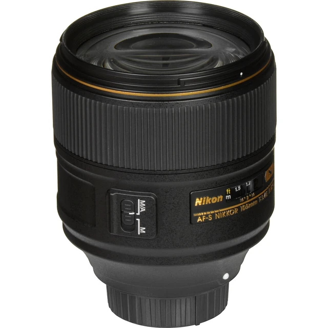 Alt view image 7 of 7 - Nikon AF-S NIKKOR 105mm f/1.4E ED Lens (20064) + Filter Kit + Cap Keeper - Bundle
