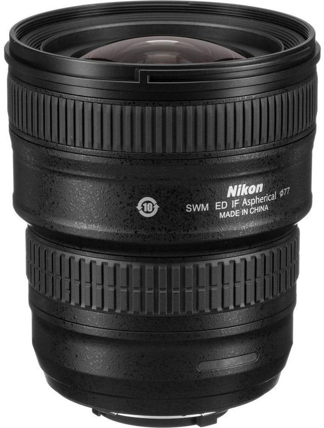 Alt view image 5 of 7 - Nikon AF-S NIKKOR 18-35mm f/3.5-4.5G ED Lens (2207) + Filter Kit + Cap Keeper - Bundle