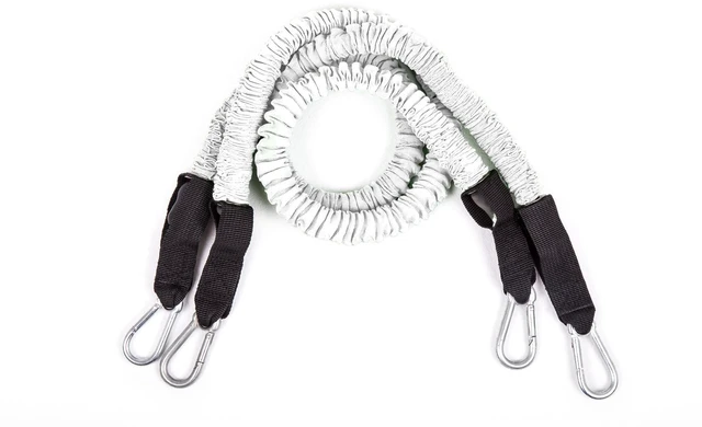 Alt view image 6 of 6 - BodyBoss Resistance Bands - Custom Resistance Bands for Total Body Workouts (White) Bundle