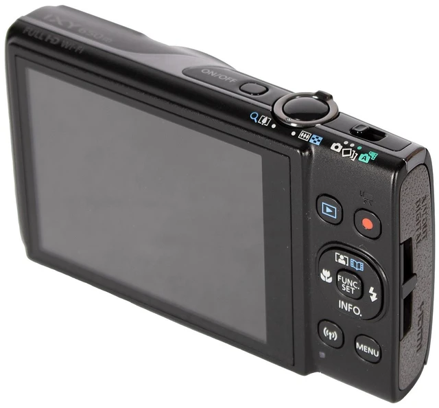 Alt view image 5 of 7 - Canon Compact Digital Camera IXY 650 HS M 12x Optical Zoom - Black - Bundle