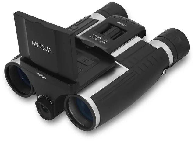 Alt view image 7 of 7 - MINOLTA MN1232A 12x32 Digital Binoculars w/4K UHD Camera