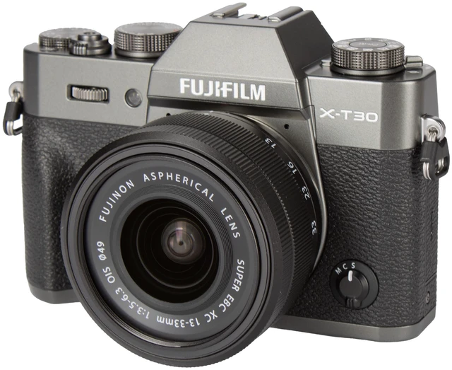 Alt view image 7 of 7 - FUJIFILM X-T30 III Mirrorless Camera Body, with XC13-33mm Lens Kit, Charcoal Silver