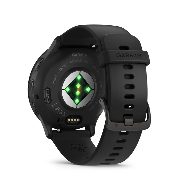 Alt view image 7 of 7 - Garmin Venu 3 Advanced Fitness And Health Tracker Smart Watch - Black