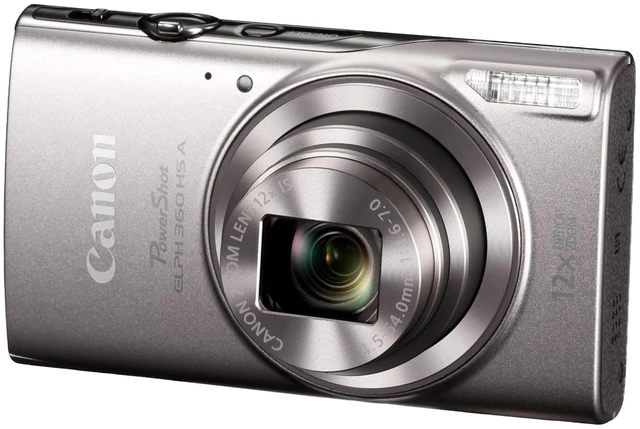 Alt view image 4 of 20 - Canon PowerShot ELPH 360 HS A Silver