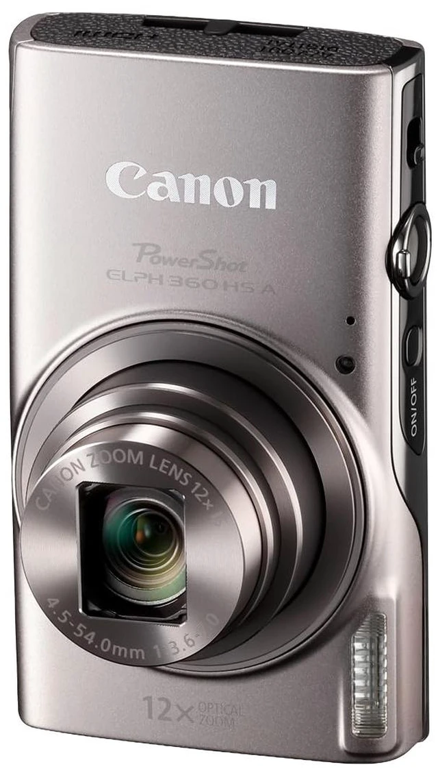 Alt view image 5 of 20 - Canon PowerShot ELPH 360 HS A Silver