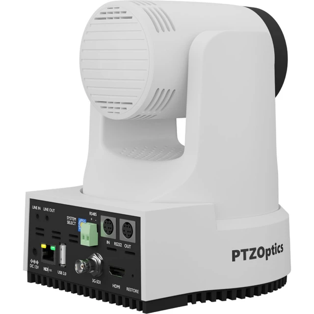 Alt view image 7 of 7 - PTZOptics Move 4K PTZ Camera with 12x Optical Zoom (White) (PT12X-4K-WH-G3)