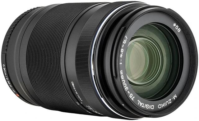 Alt view image 6 of 7 - OM SYSTEM M.Zuiko Digital ED 75-300mm F4.8-6.7 black II Lens Bundle
