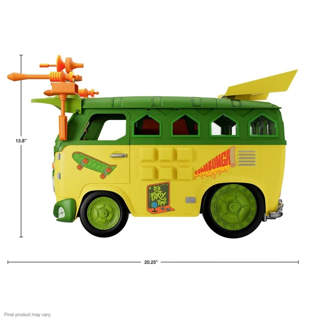 Alt view image 4 of 5 - TMNT Ultimates: Party Wagon Vehicle