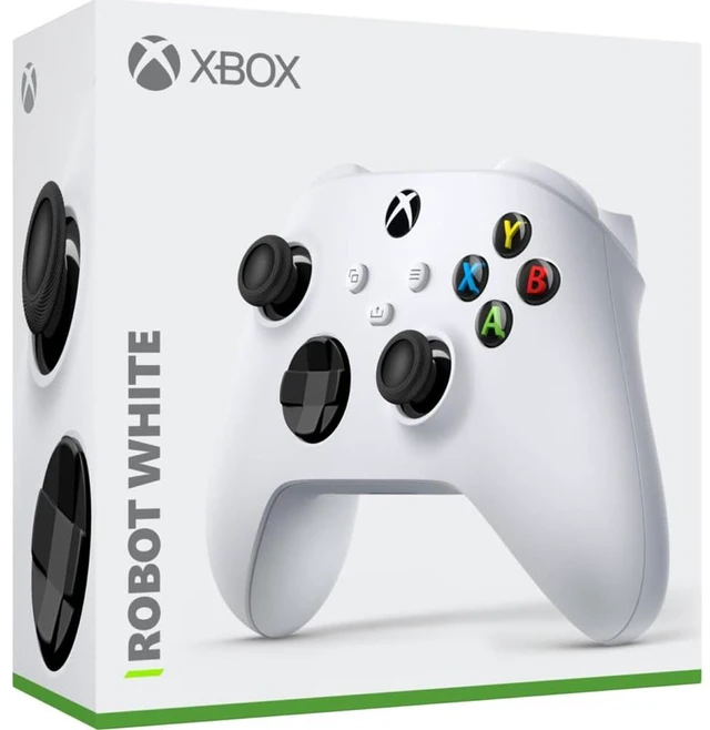 Alt view image 5 of 5 - Microsoft QAS-00007 Wireless Controller Robot in White 2 Pack
