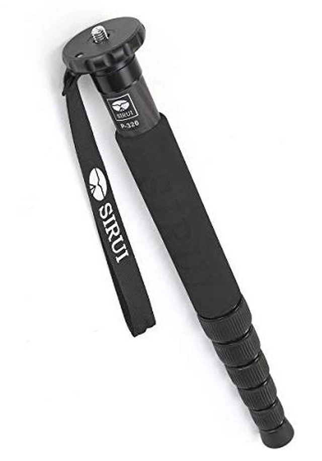 Alt view image 6 of 6 - SIRUI P-326 6 Section Carbon Fiber Monopod, 22 lb. Load Capacity #BSRP326