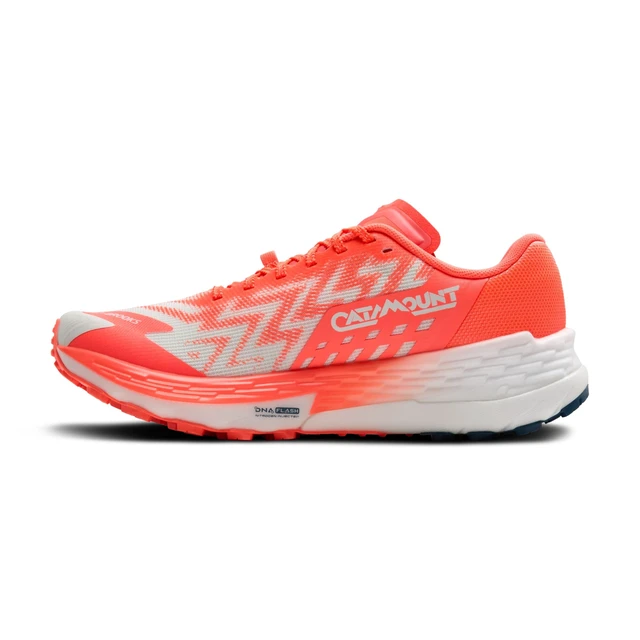 Alt view image 6 of 6 - Brooks Women's Catamount 4 Speed Trail Running Shoe - Bit of Blue/Flame/Legion Blue - 7 Medium