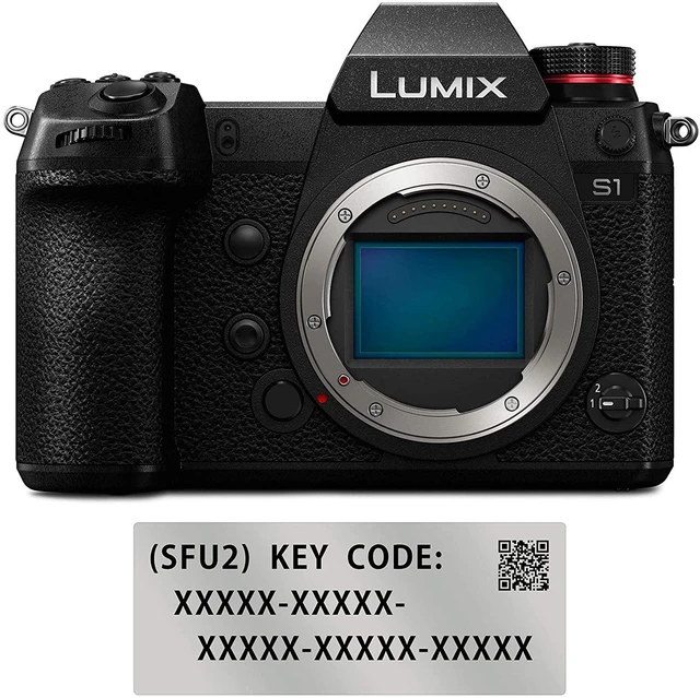 Alt view image 5 of 5 - Panasonic Lumix DC-S1 Full-Frame Mirrorless Digital Camera Body with DMW-SFU2 S1 Filmmaker Upgrade Software Key Code
