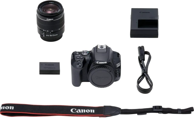 Alt view image 6 of 7 - Canon EOS 250D / Rebel SL3 DSLR Camera with 18-55mm Lens (Black) + Creative Filter Set, EOS Camera Bag + 6AVE Electronics