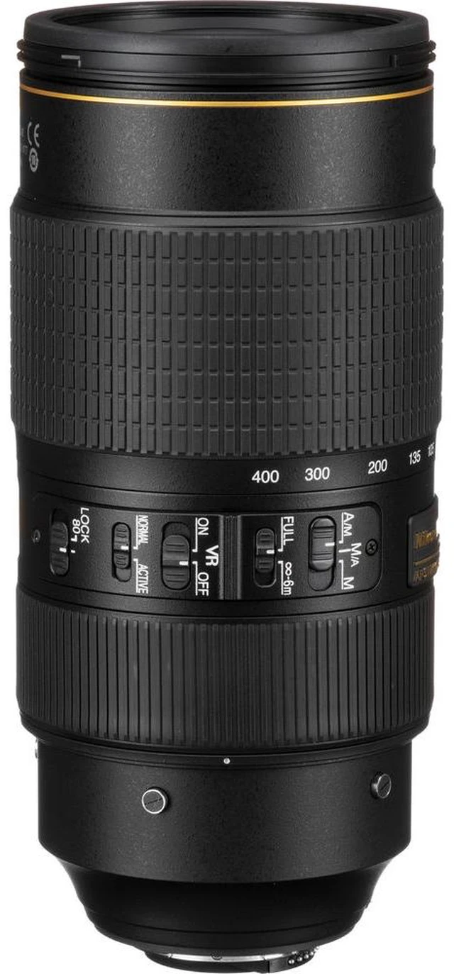 Alt view image 7 of 7 - Nikon - AF-S NIKKOR 80-400mm f/4.5-5.6G ED VR Telephoto Zoom Lens (2008) + 64GB Card - Bundle