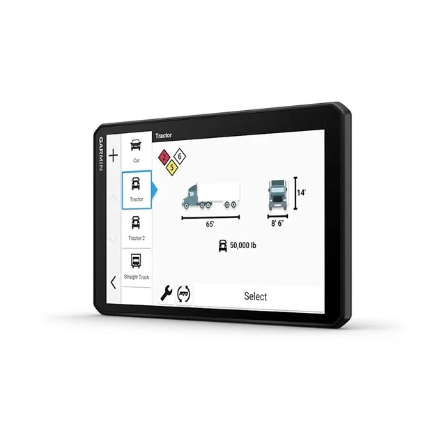 Alt view image 5 of 7 - Garmin dezl OTR820, Large, Easy-to-Read 8 GPS Truck Navigator Bundle