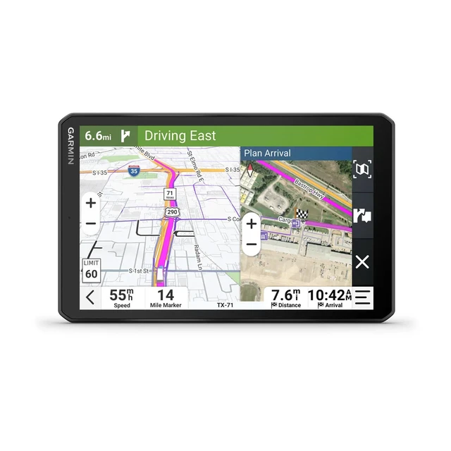 Alt view image 7 of 7 - Garmin dezl OTR820, Large, Easy-to-Read 8 GPS Truck Navigator Bundle