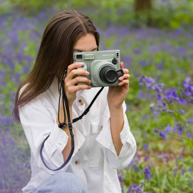 Alt view image 7 of 7 - Fujifilm INSTAX Wide 400 Instant Camera - Sage Green, instax Wide Instant Film