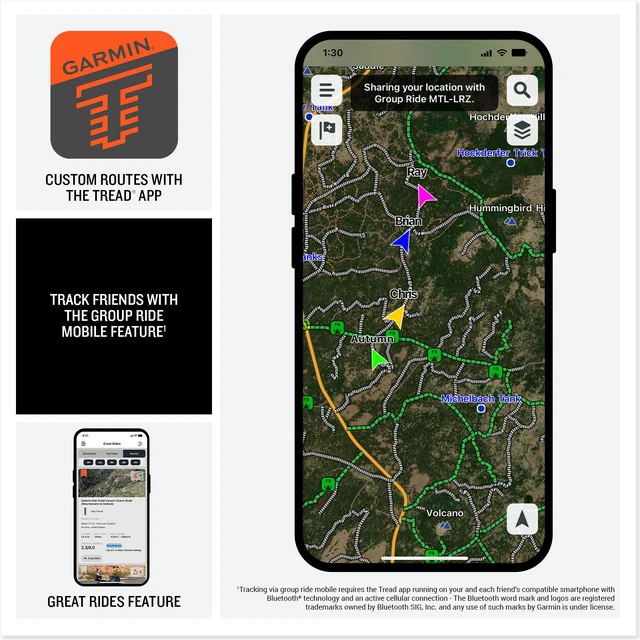 Alt view image 6 of 7 - Garmin zmo XT3 6" Motorcycle GPS Bundle Rugged Wi-Fi Maps