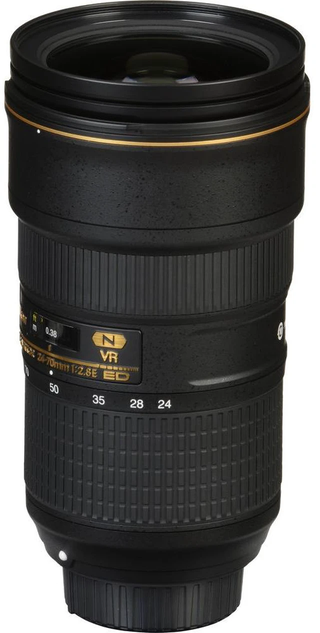 Alt view image 7 of 7 - Nikon - AF-S NIKKOR 24-70mm f/2.8E ED VR Wide-Angle Zoom Lens (20052) + Filter Kit - Bundle
