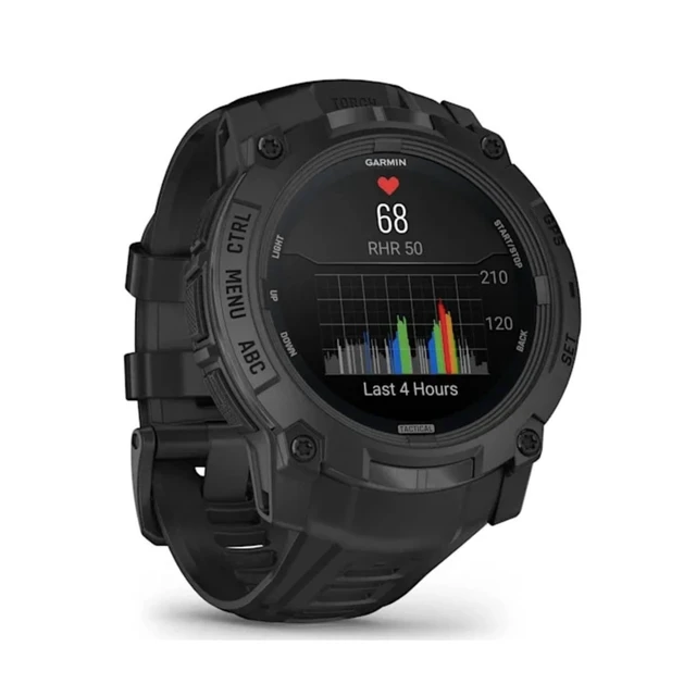 Alt view image 5 of 6 - Garmin Instinct® 3 Tactical Edition, 50mm, AMOLED Display, Rugged Outdoor GPS Smartwatch
