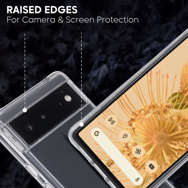 Alt view image 5 of 6 - Case-Mate Tough Series Hard Case for Google Pixel 6 - Clear