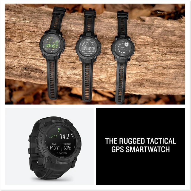 Alt view image 7 of 7 - Garmin Instinct 3, 50mm, AMOLED, Tactical Edition, Air Pro TWS Wireless EarBuds, Bundle