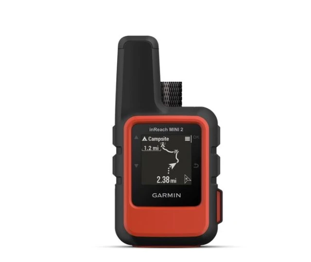 Alt view image 6 of 6 - Garmin inReach Mini 2 Satellite Communicator (Flame Red) with Battery Charger