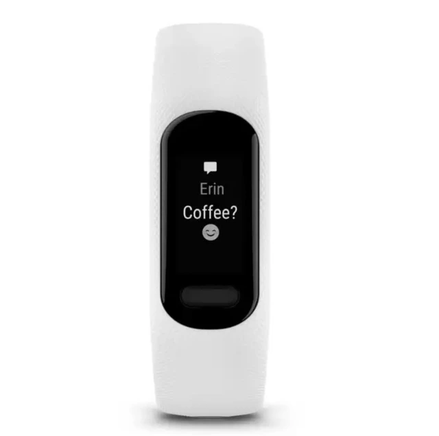 Alt view image 5 of 7 - Garmin vívosmart 5, Fitness Tracker, White, USB (USA) ADAPTERS
