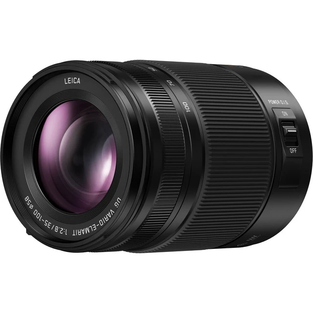 Alt view image 5 of 7 - Panasonic Leica DG Vario-Elmarit 35-100mm f/2.8 Lens Bundle With 64GB Card + Accessories